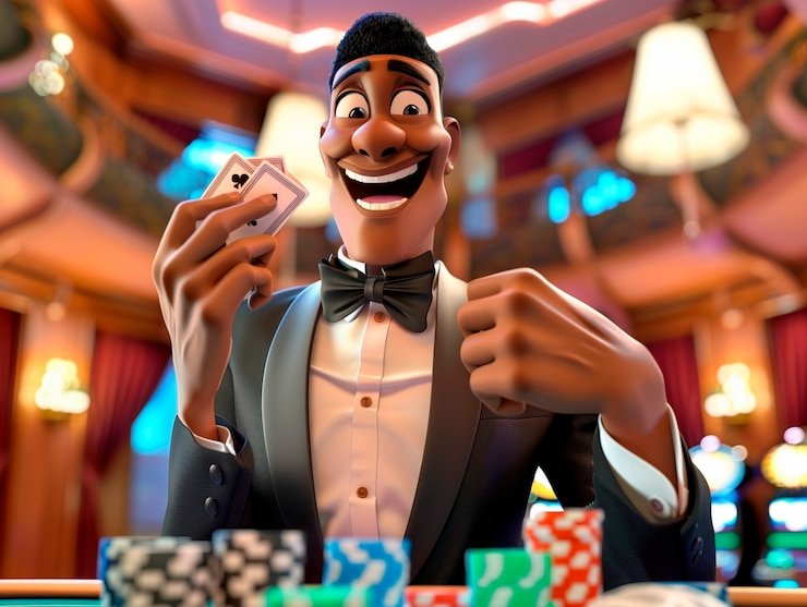 Meja Domino QQ dengan pemain dari berbagai kota di Indonesia